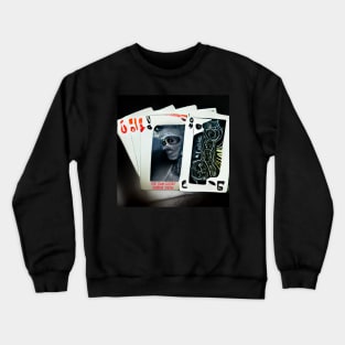 Alien Playing Cards! casino winner Crewneck Sweatshirt